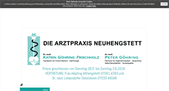 Desktop Screenshot of dr-goehring.com